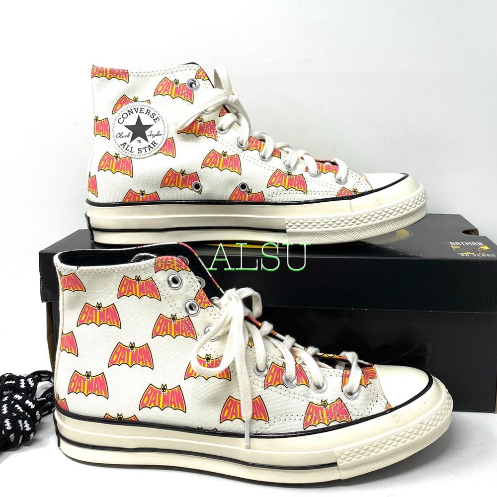 Converse & DC Batman Chuck 70 High Canvas  Egret M - Picture 7 of 12